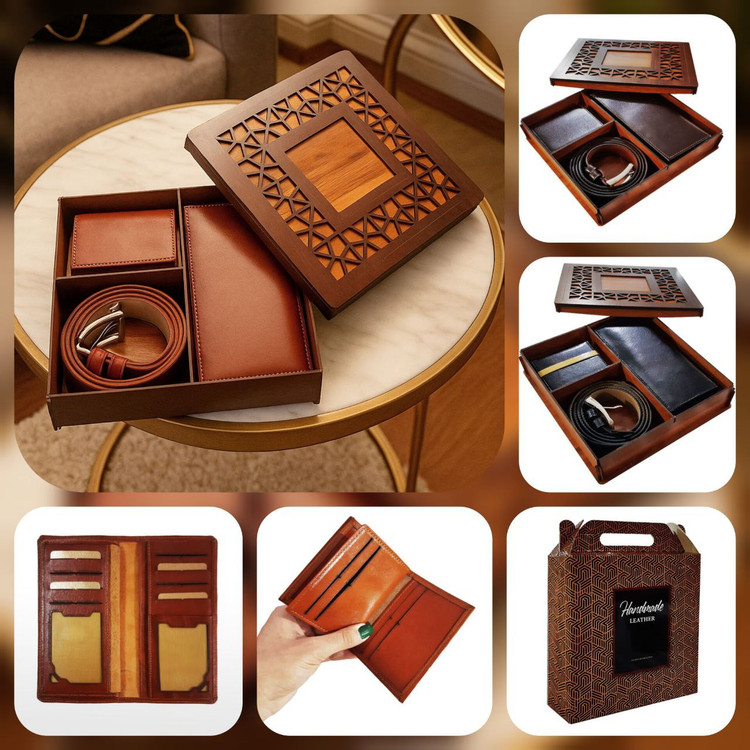 ست چرم مردانه