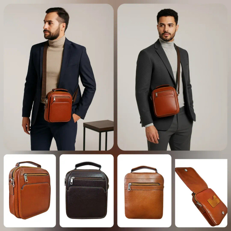 کیف دوشی چرم