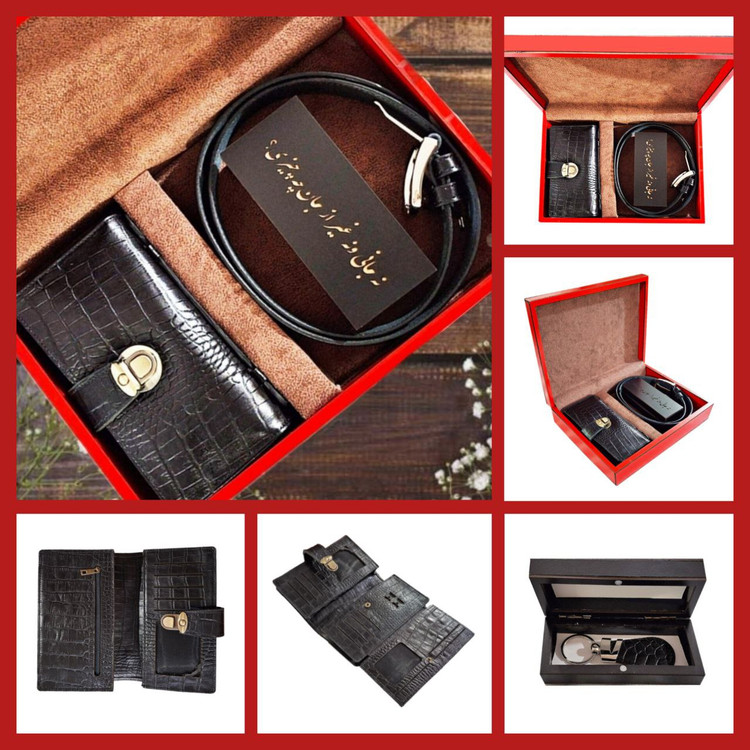 ست چرم مردانه